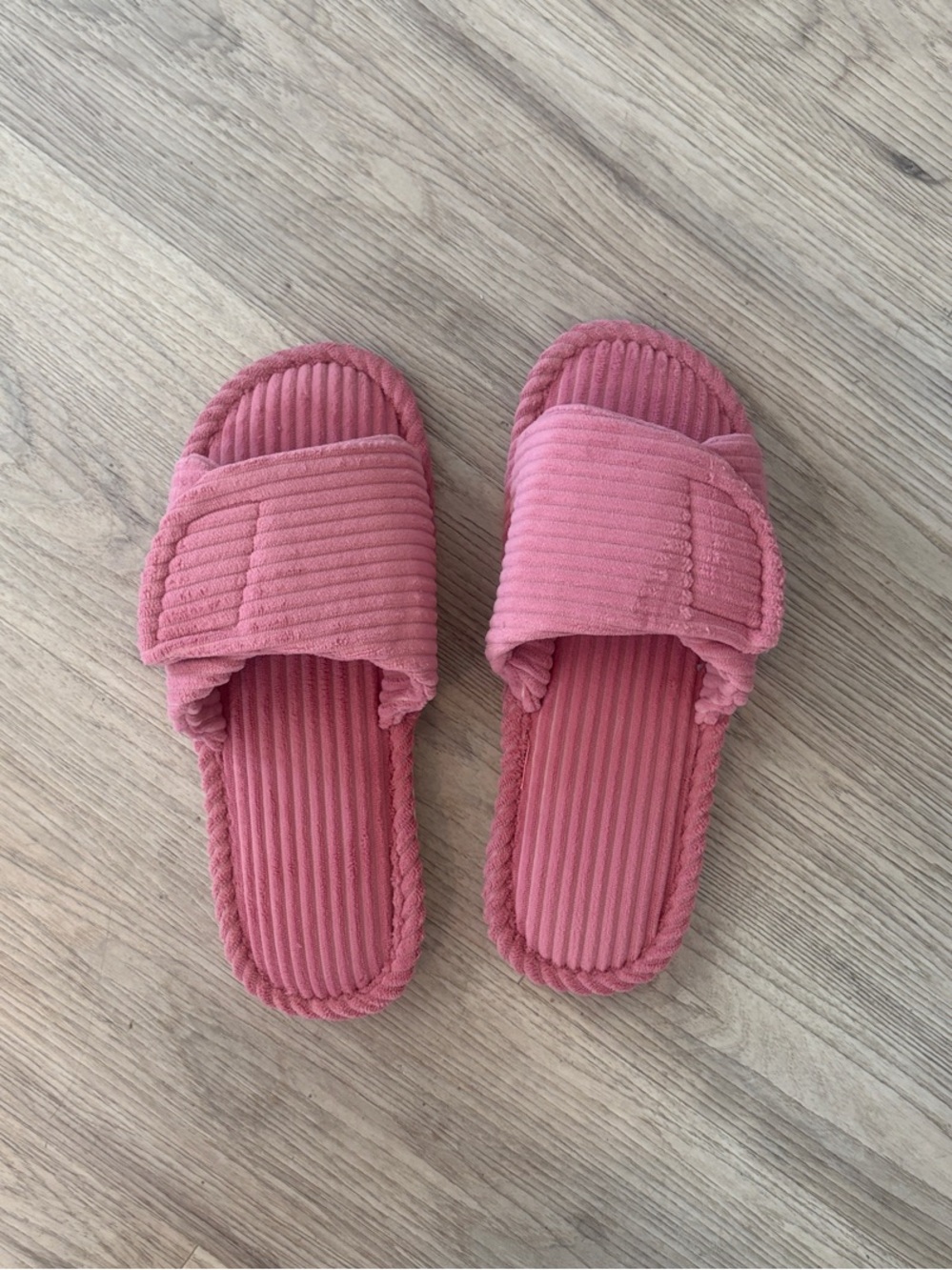 New Pink Cozy Slide Sandals - Women size 11/-12